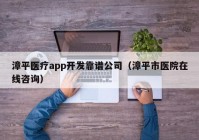 漳平医疗app开发靠谱公司（漳平市医院在线咨询）