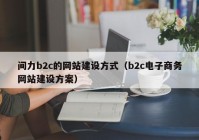 间力b2c的网站建设方式（b2c电子商务网站建设方案）