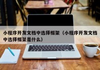 小程序开发文档中选择框架（小程序开发文档中选择框架是什么）