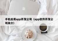 手机应用app开发公司（app软件开发公司简介）