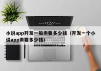 小说app开发一般需要多少钱（开发一个小说app需要多少钱）